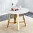 Modern Minimalist White - Patterned Circular Table: 42 - Inch MDF Desktop, Stainless Steel Legs, Dual - Use As Dining & Coffee Table, Ideal For Home And Office Spaces, Blending Style And Functionality