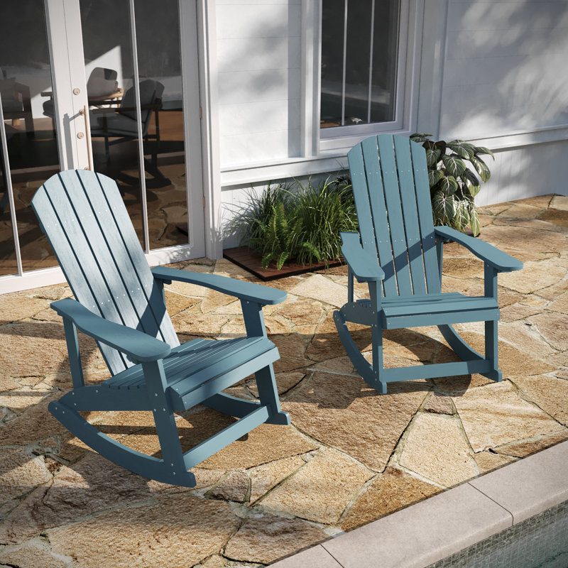 Chaise berçante en plastique, Écume de mer