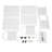 Ciane 17'' W 4-compartment Book Storage with Wheels-1872969193