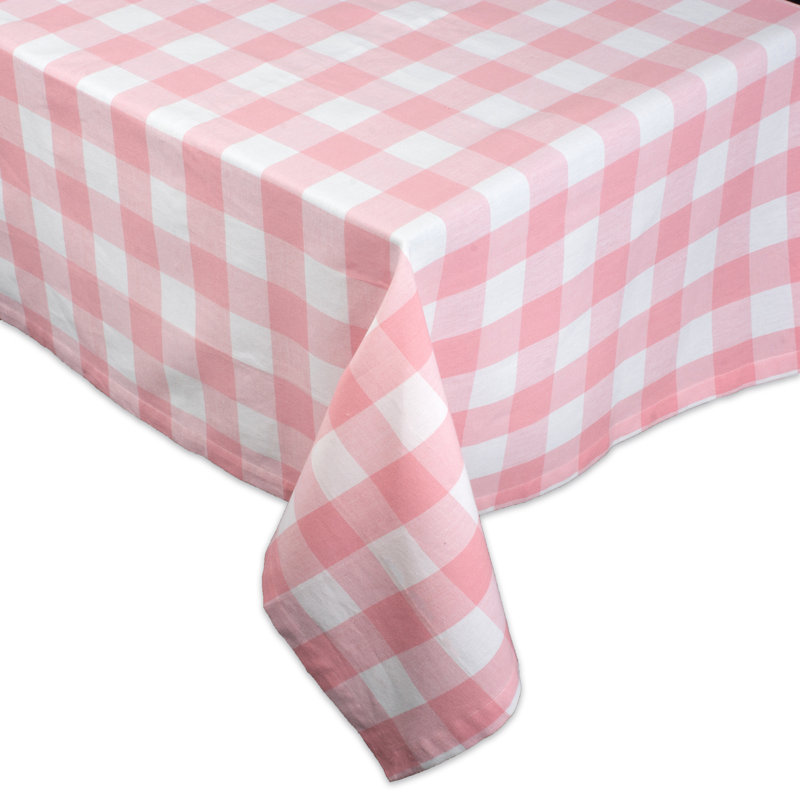Wolsingham Gingham 100% Cotton Square Tablecloth, 120" L x 60" W, Navy