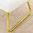 Modern Minimalist Single Person Sofa Chair With Golden Metal Legs. Suitable For Living Room-1608409613