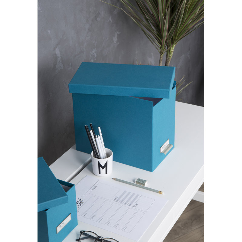 Boîte de rangement Bigso John, Turquoise