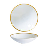 Golden Edge Bone China Dining Bowl