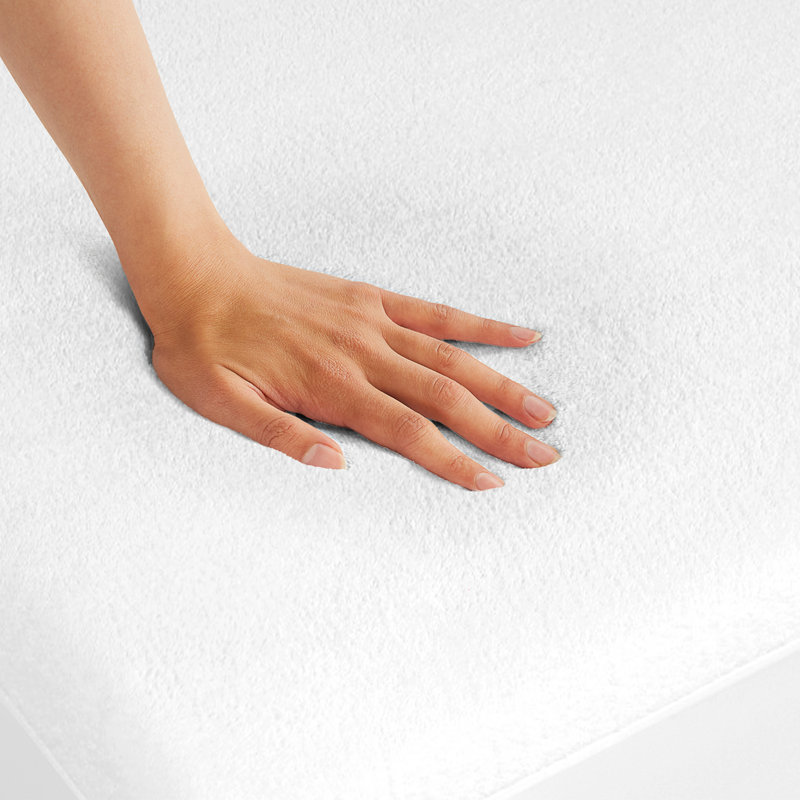 Protège-matelas ajusté ultra doux de qualité supérieure, Très grand californien, Blanc