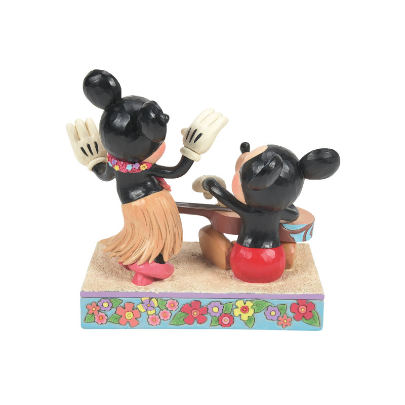 Figurine Disney Traditions Mickey et Minnie Hawaii