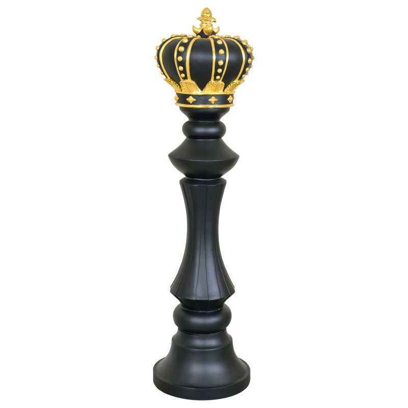 Black And Gold Chess King