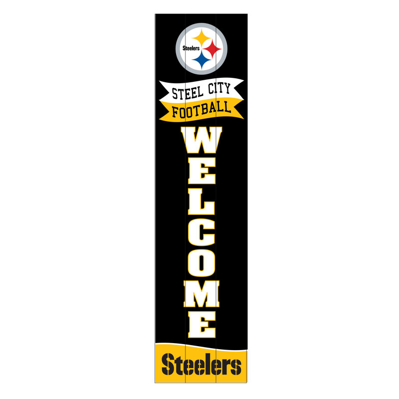 Enseigne murale 47 po NFL, NFL Pittsburgh Steelers