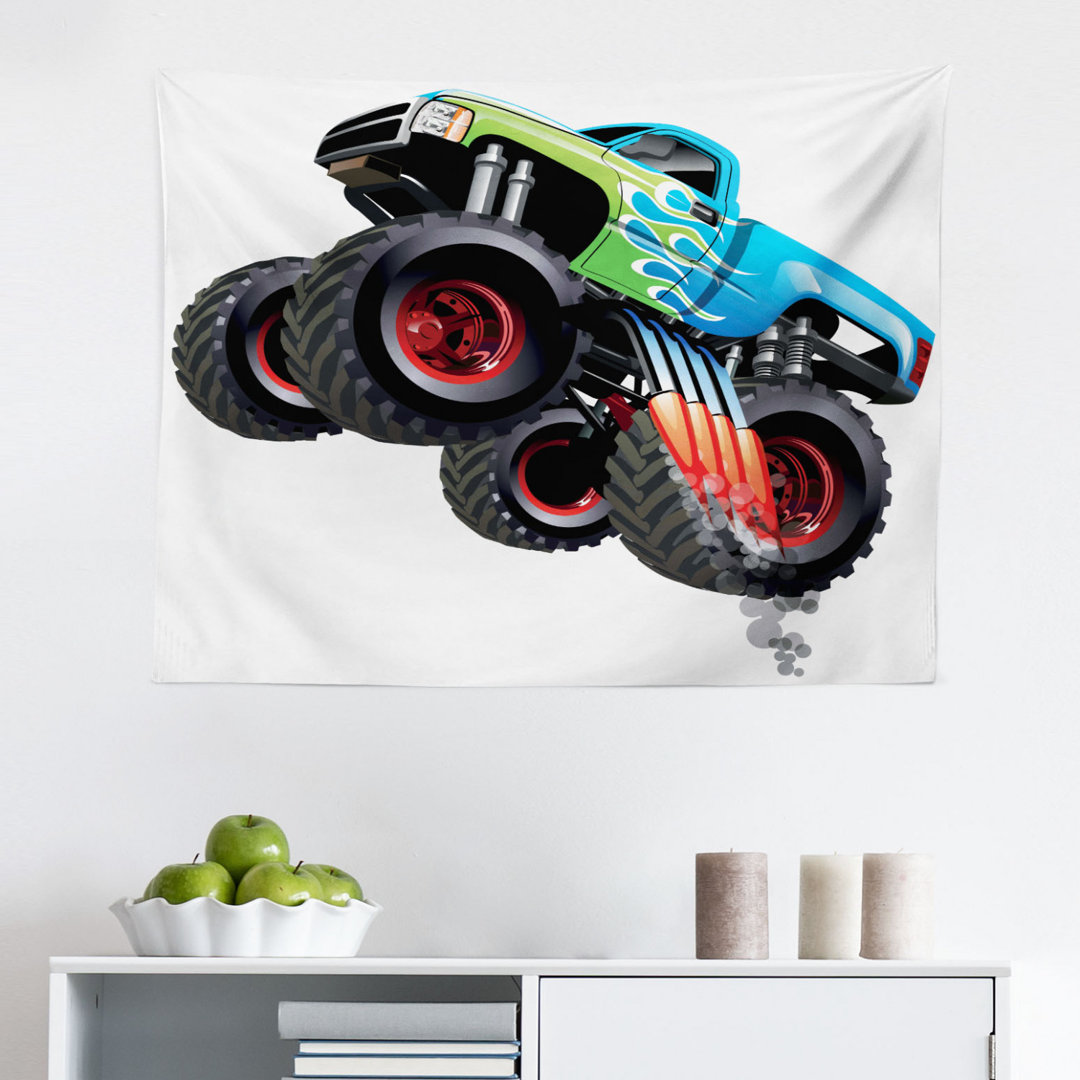 Tapisserie Monster Truck