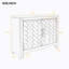 40'' Modern Cabinets with Unique Design Doors with 1 Adjustable Shelves,Suitable for Multiple Rooms Such as Living Room and Study Room-84948995