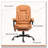 Vibrating Massage Office Chair With Lumbar Support And Footrest-1251293982