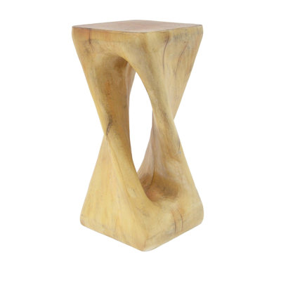 Twist Shape Sculptural Side Table