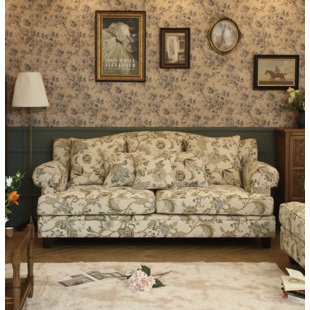 American Retro Three-person Sofa Upholstered 82.6'' Sofa