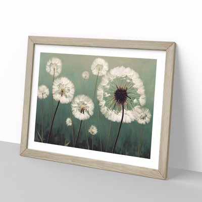 Entrancing Dandelion Flowers - Single Picture Frame Print