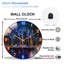 Horloge murale 12 po Modern City Skyline
