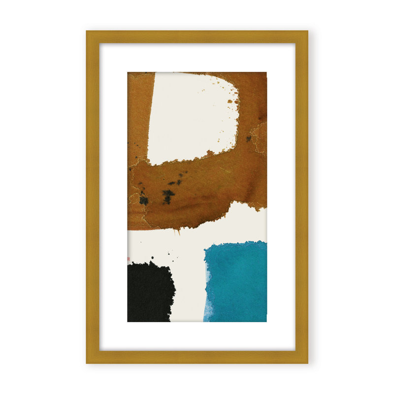 Abstract Off Track, Black, 48" H x 36" W x 1.125" D, Framed Print