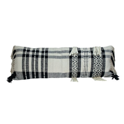 Parkland Collection Minos Transitional White Throw Pillow