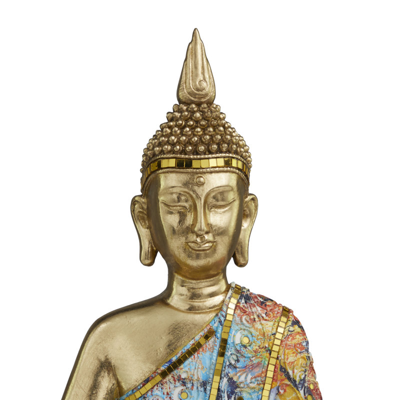 Madisun, sculpture de Bouddha en résine Novogratz