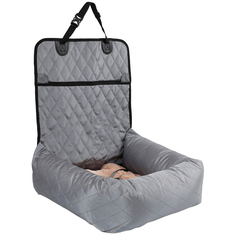 Causeuse et lit pour animaux de compagnie à double conversion Pet Life Pet Pawtrol, gris
