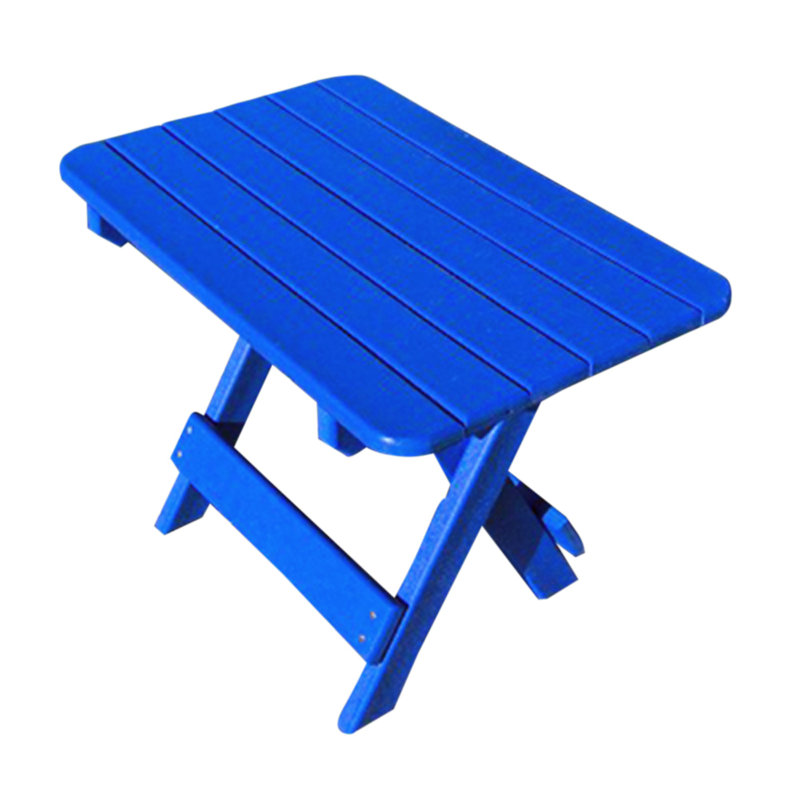 Table d'appoint pliable Ansel, Bleu marina