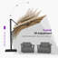 Parasol en porte-à-faux carré 8 'avec base et rotation à 60 degrés-130133129-130133130