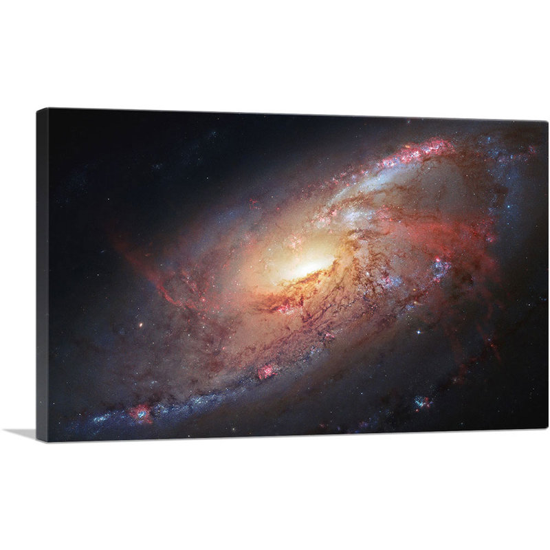 «Hubble Telescope Messier 15 Globular Cluster», reproduction de photo sur toile tendue, H 26 po x l 40 po x P 0,75 po