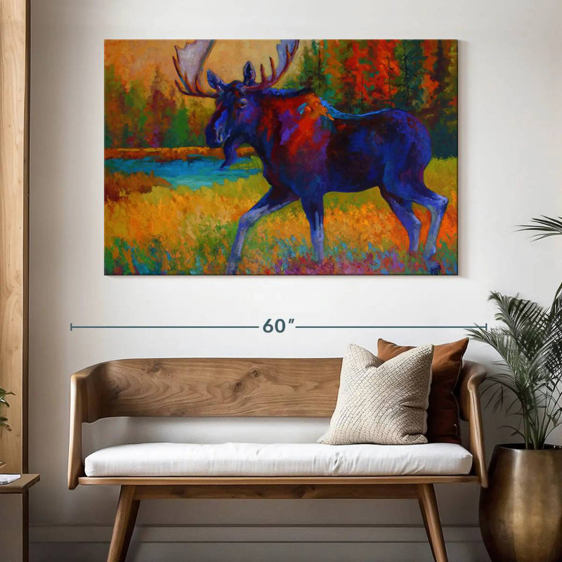 Orignal majestueux Brampt, H 34 po x l 51 po