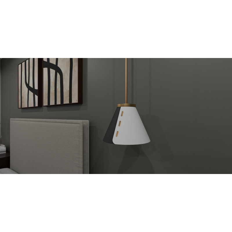 Danyall 1 - Light Gold Cone Pendant