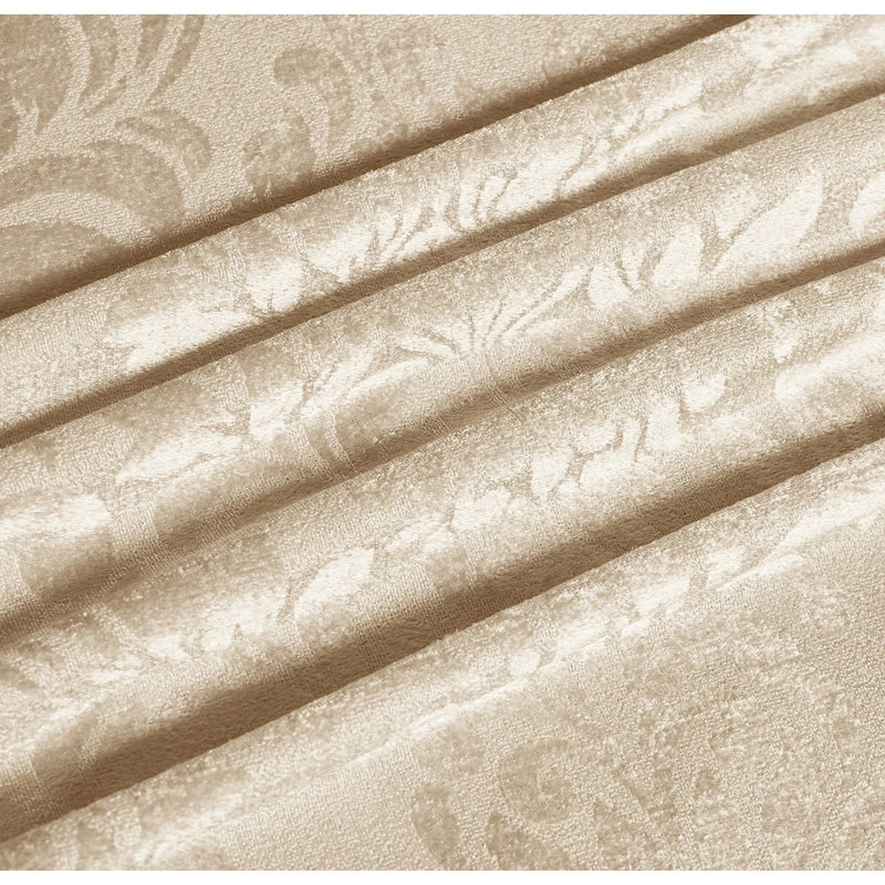Velvet Duvet Cover, Super King Duvet Cover + 2 Standard Pillowcases, Beige