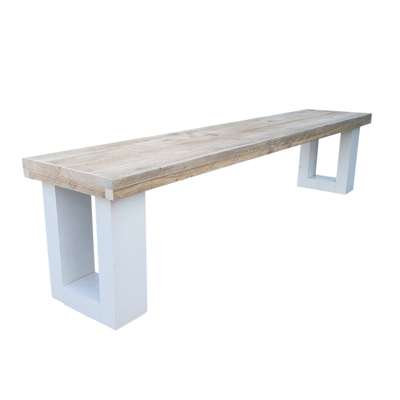 Elodia Solid Wood Bench, 43cm H x 160cm W x 38cm D