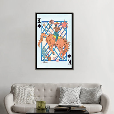 Range Rider III, reproduction d'art sur toile encadrée