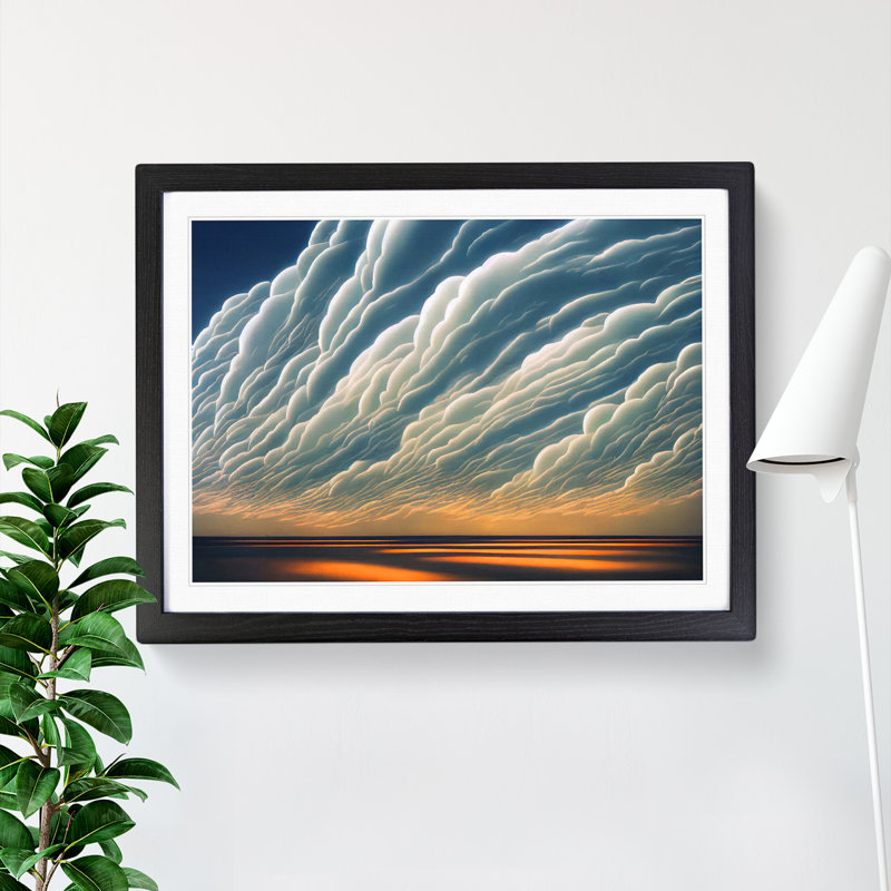 Stormy Sky Vol.4 - Framed Print, Black, 46cm H x 64cm W x 2cm D