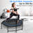 SereneLife Pro Aerobics Fitness Trampoline - Portable Gym Sports Trampoline with Adjustable Handrail 