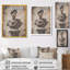 Sculpture classique sur toile, art mural buste romain, buste romain classique-561325804-561325328