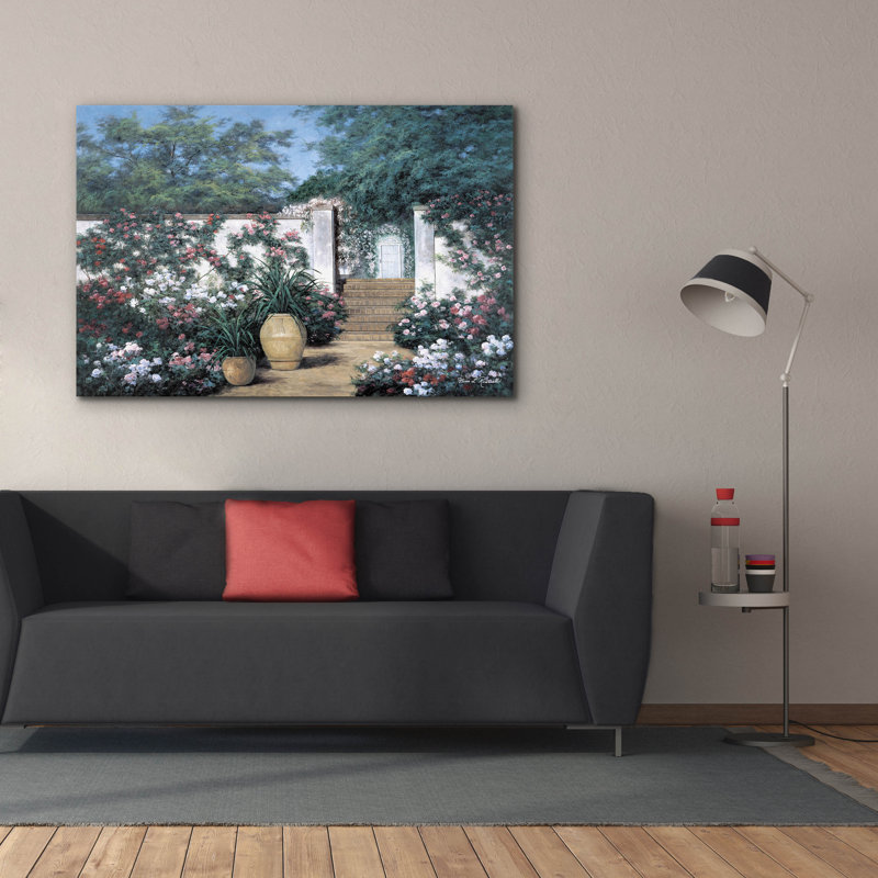 «Jardin de fleur» par Diane Romanello, H 40 po x l 60 po