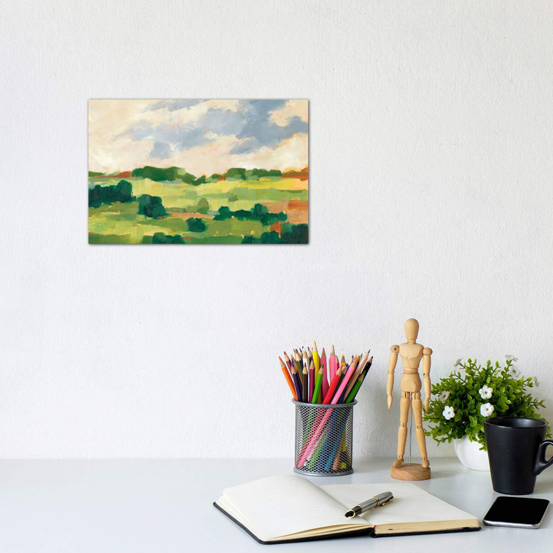 «Scattered Trees I» par Ethan Harper - reproduction, Toile tendue, H 26 po x l 40 po x 1,5 po