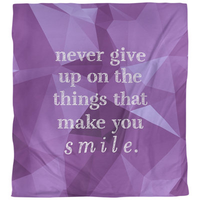 Housse de couette simple Joy and Perseverance Quote