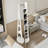 Freestanding 360°Swivel Jewelry Cabinet with Full Length Mirror