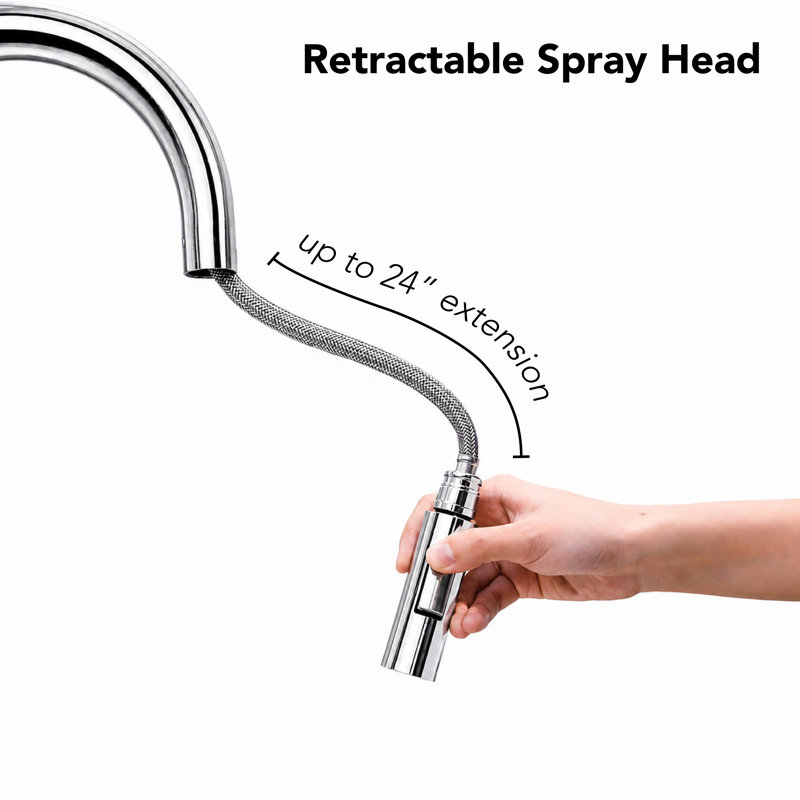 Robinet de cuisine Banille Faucets, Nickel brossé