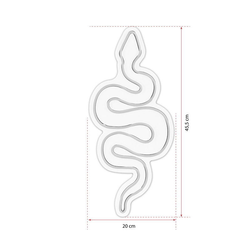 Ruban à DEL flexible au néon, 7,9 po x 17,9 po | Gabarit en mousse de PVC imperméable IP67, 12V DC | Écoénergétique, 36 W maximum, 10 000 kWh | Idéal pour la décoration intérieure, les fêtes et l'extérieur