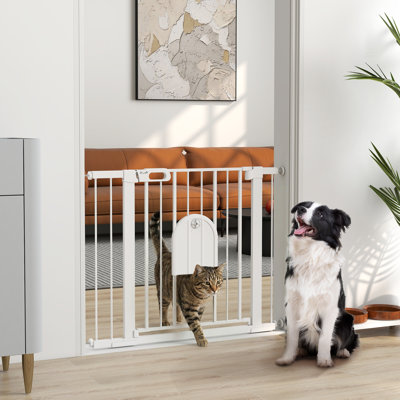 Safety Barrier Stair Pressure Mounted Pet Gate