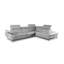 Olligs Genuine Leather Reclining Corner Sofa with Adjustable Headrests and Adjustable Armrest-170911426-170911436