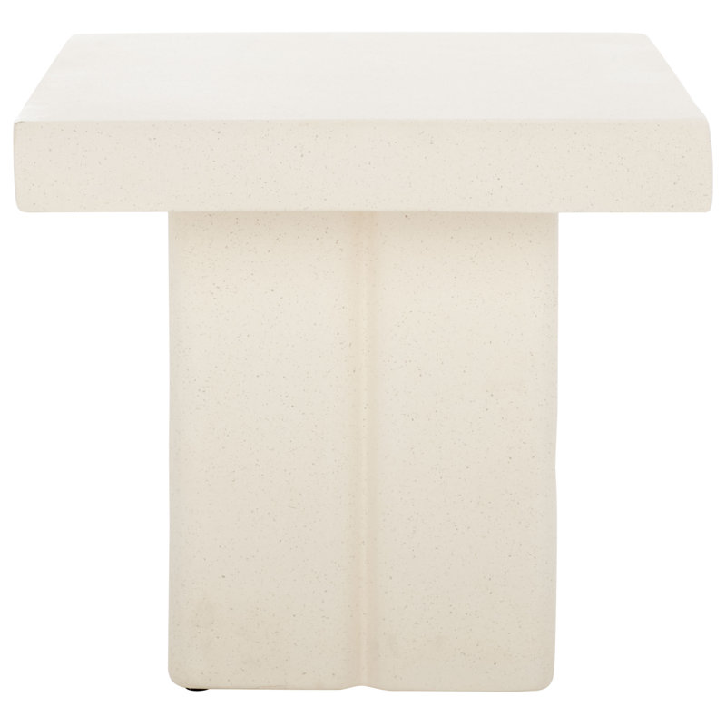 Table d'appoint Stewartville Square, Blanc