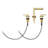 ZLINE Palisades Modern Widespread Bath Faucet in Champagne Bronze-117326042
