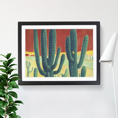Evolving Cactus - Framed Print
