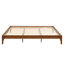 12 Inch King Size Solid Dry Bamboo Wood Platform Bed Frame, With Wood Slat Support, No Box Spring Needed, Easy Assembly
