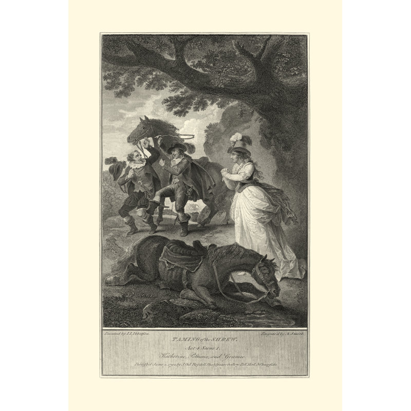 Taming of the Shrew - Wrapped Canvas Art Prints, 122cm H x 81cm W x 3.8cm D
