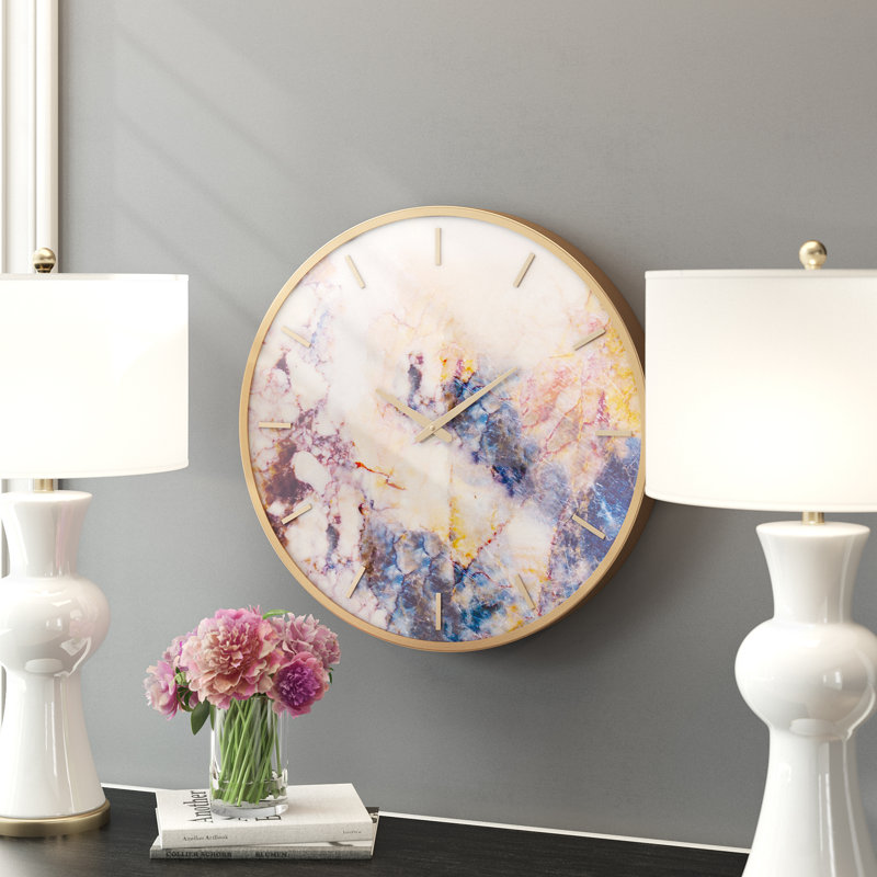 Saldana Metal Wall Clock
