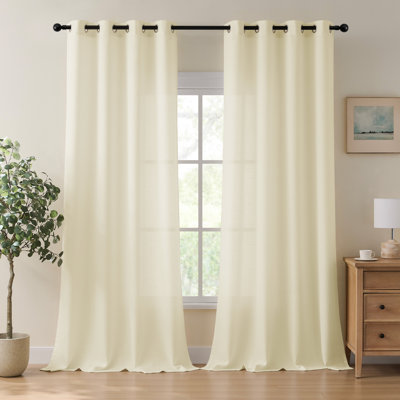Ensemble de rideaux en polyester filtrant la lumière Draycott (ensemble de 2)