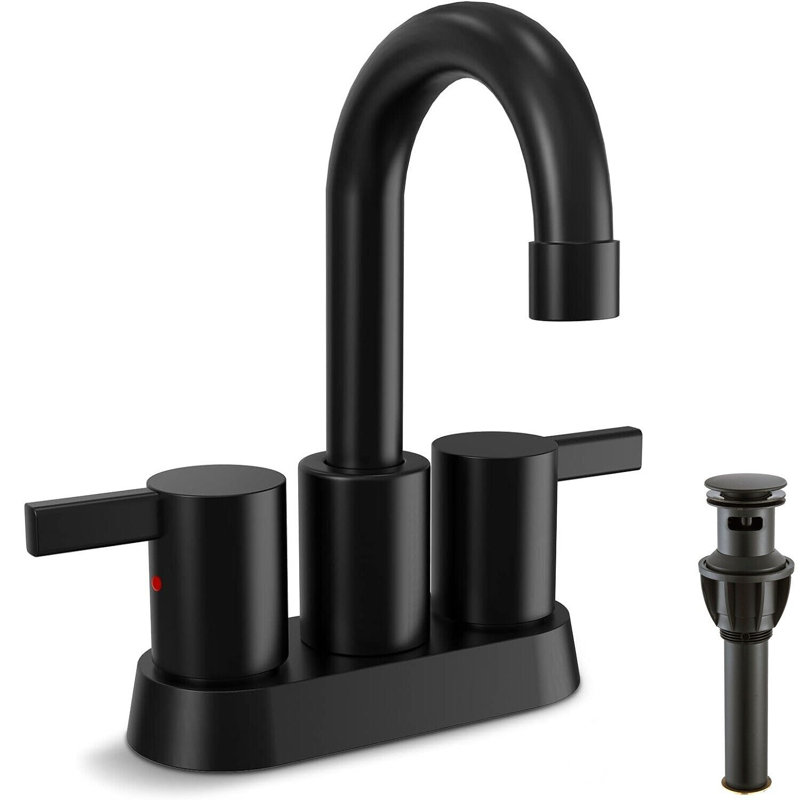Robinet de salle de bain à ensemble central avec bonde