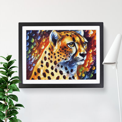 Cheetah Vol.3 Abstract - Single Picture Frame Painting